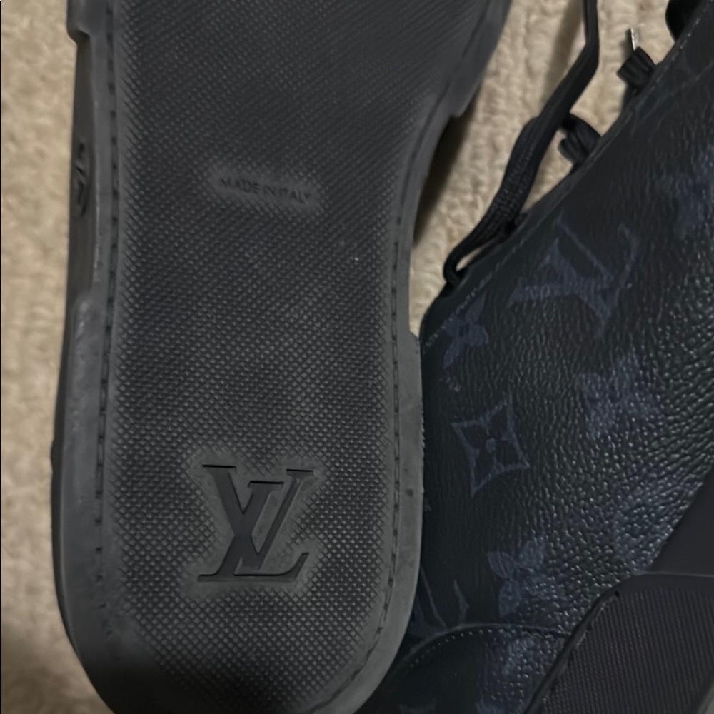 Louis Vuitton Match Up Monogram Black/Blue low trainers - Picture 7 of 7